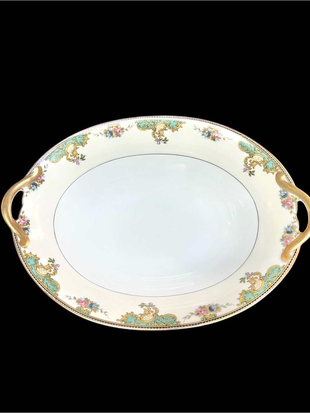 Vintage Noritake Lorenzo Serving Set, 10” Vegetable Bowl & 11” Serving Platter
